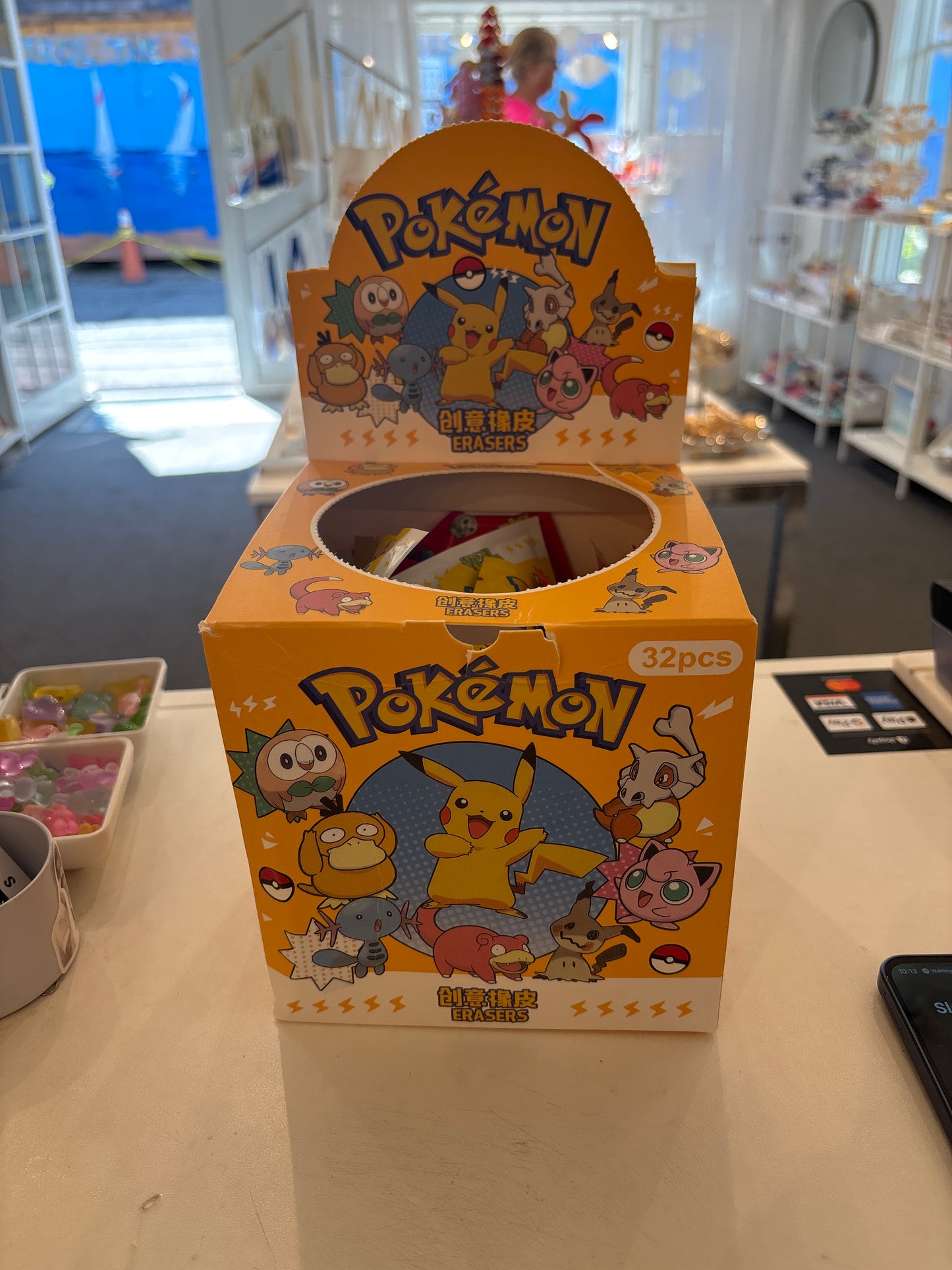 Pokemon eraser blind bags
