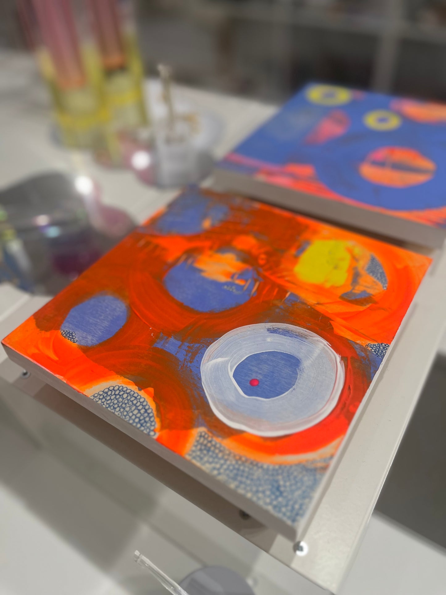 SLANT RHYME Tabletop Paintings