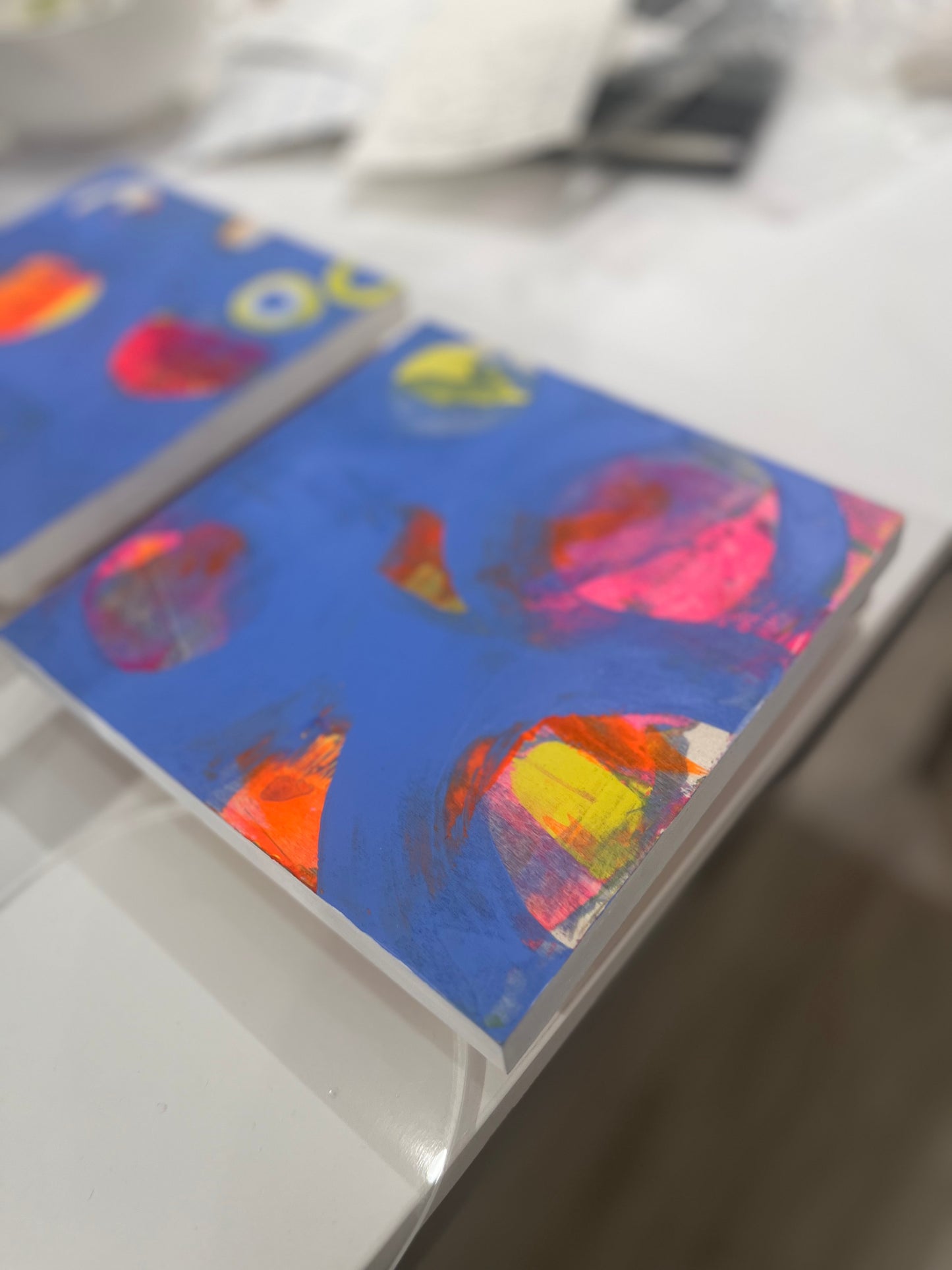 SLANT RHYME Tabletop Paintings