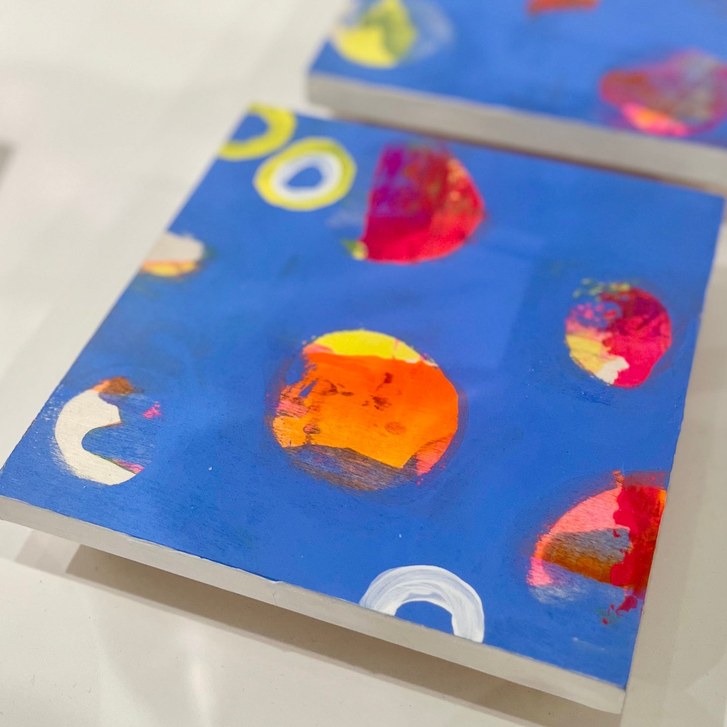 SLANT RHYME Tabletop Paintings
