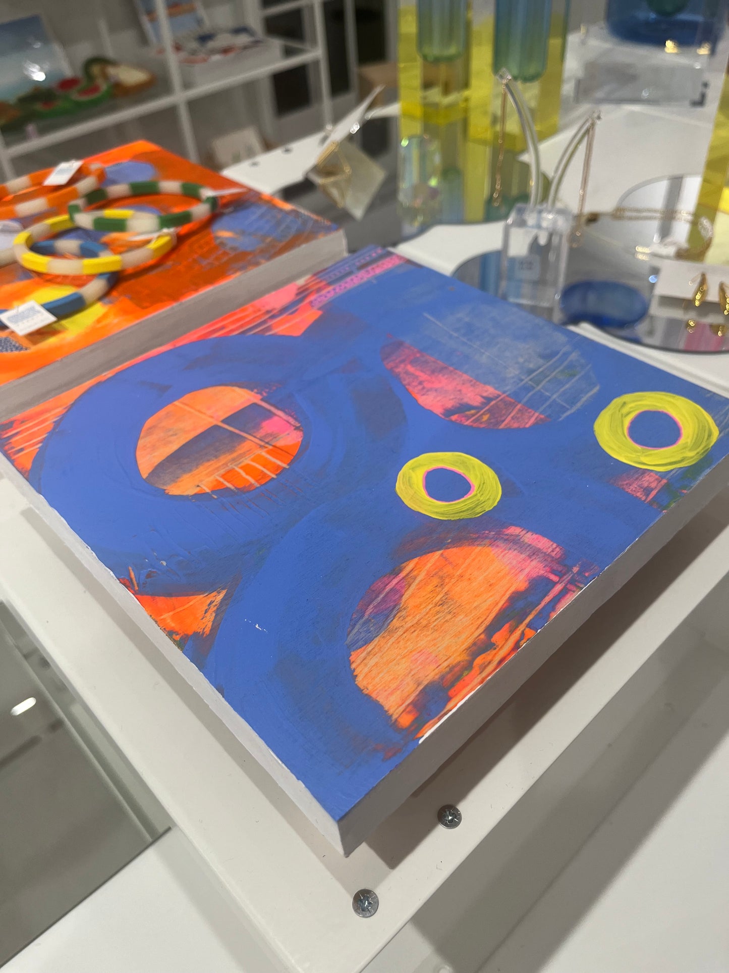 SLANT RHYME Tabletop Paintings