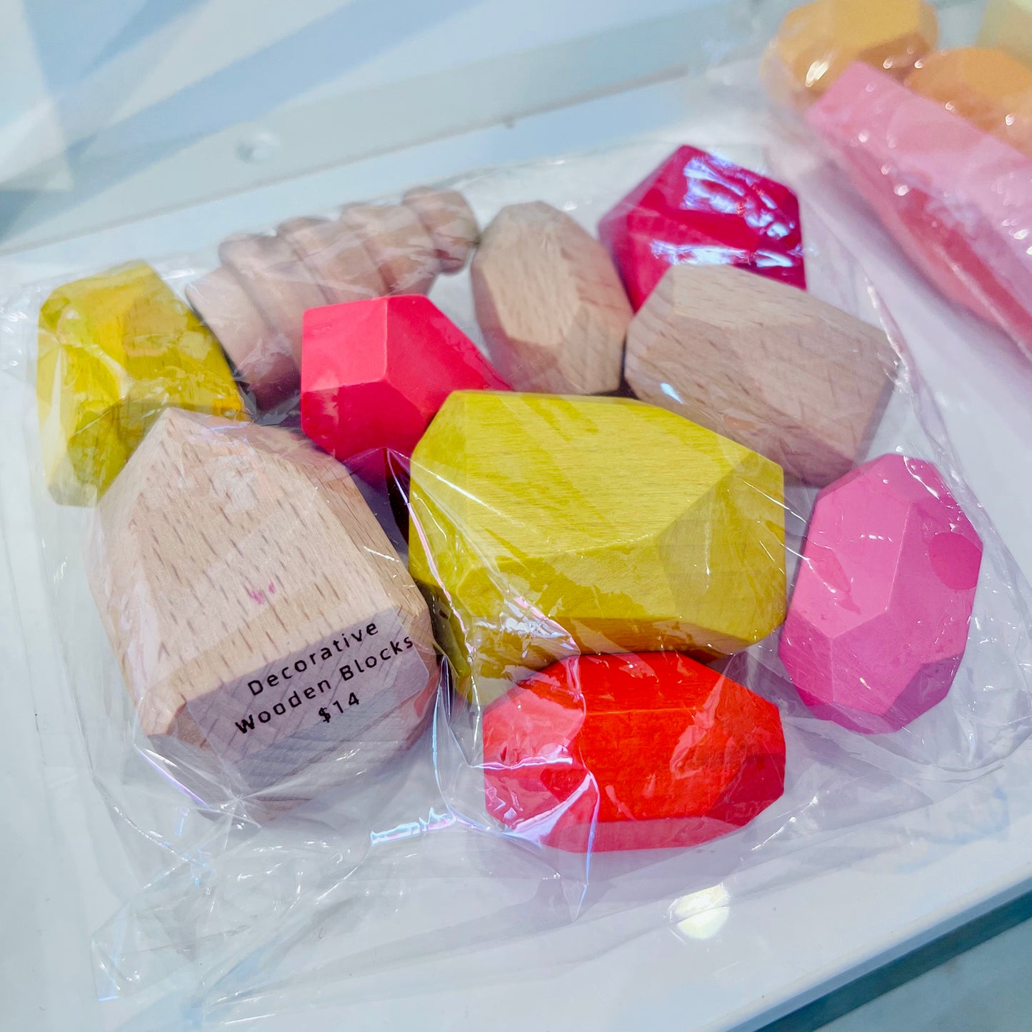 Wooden Blocks, varied colors