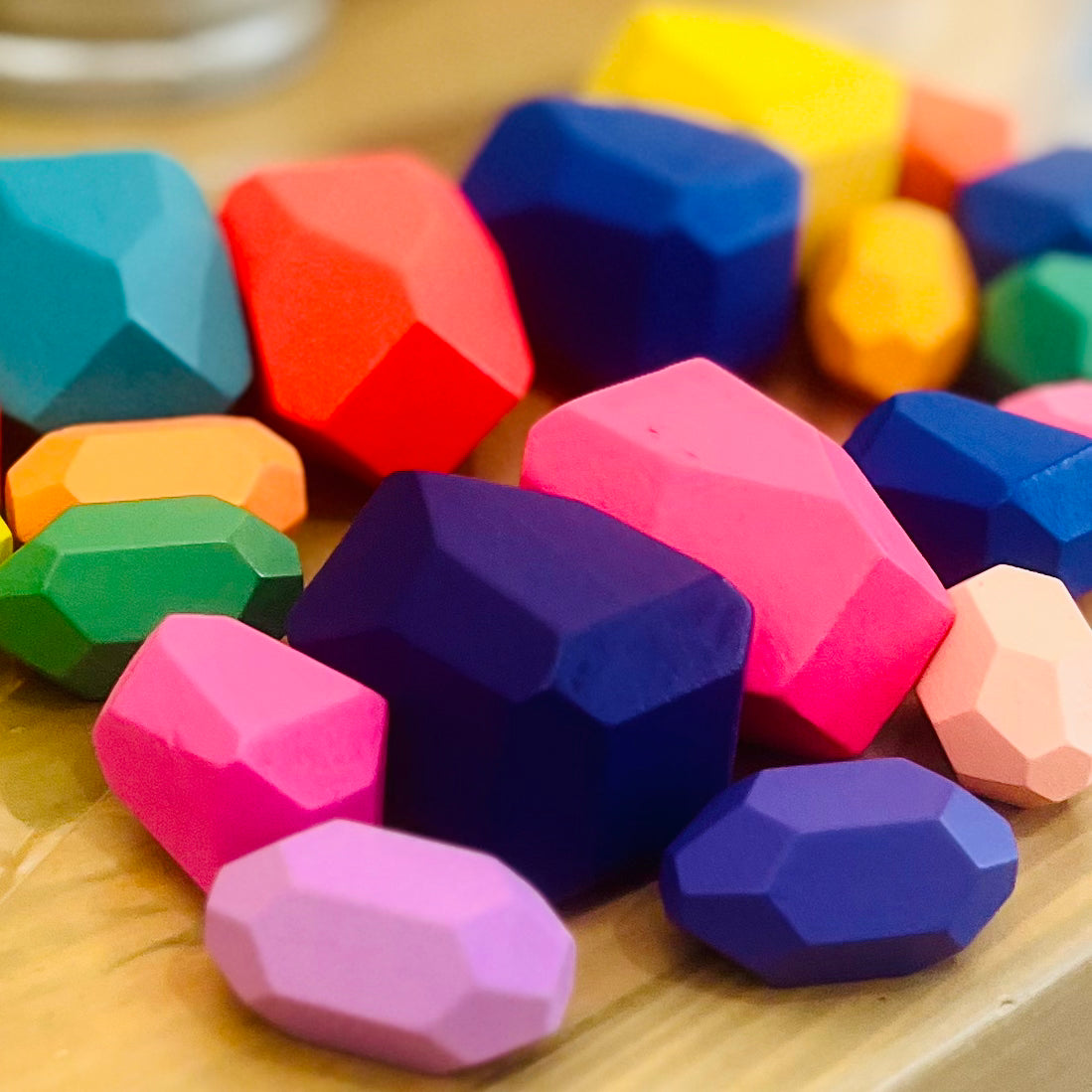 Wooden Blocks, varied colors