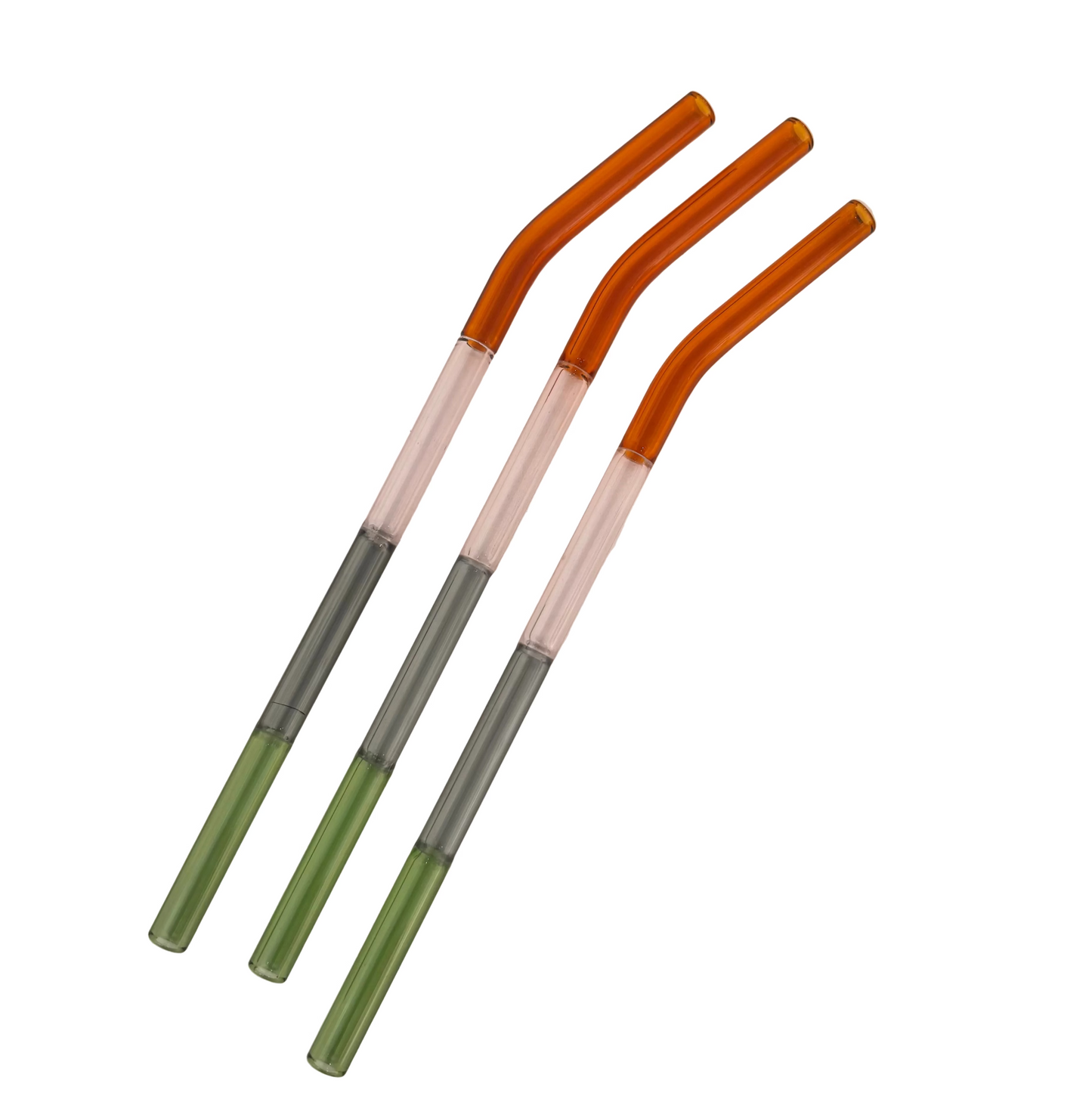 Striped Glass Straw