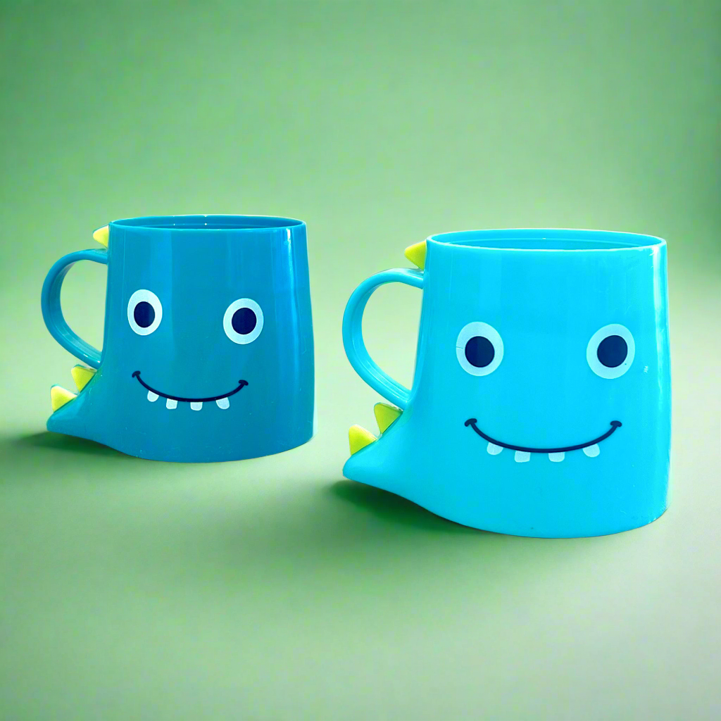 Dinosaur Monster Face Cup Plastic Mugs