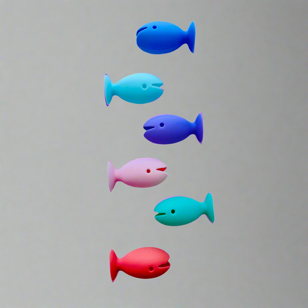 Fish toothbrush holder