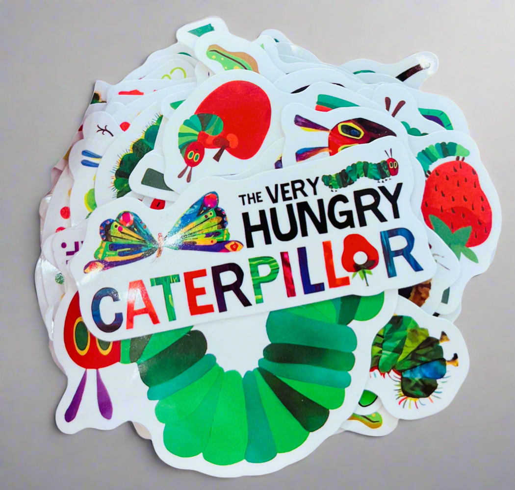 The very hungry caterpillar stickers