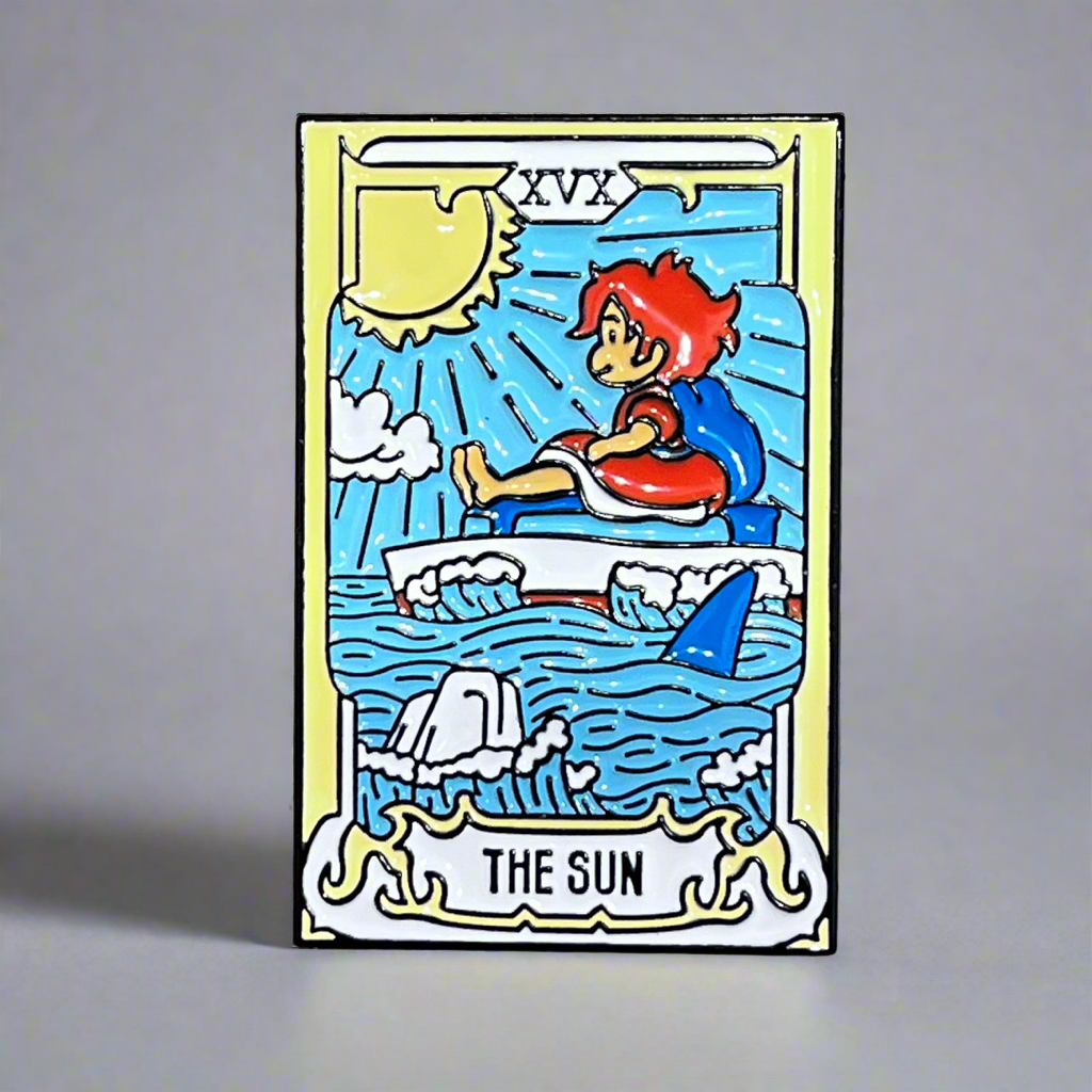 Ghibli Tarot lapel pins