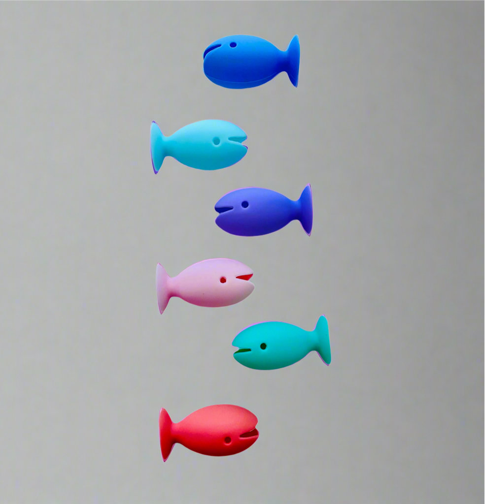 Fish toothbrush holder