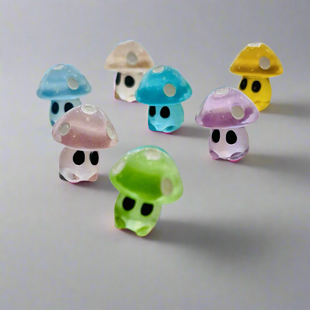 Mushroom Magnets with eyes