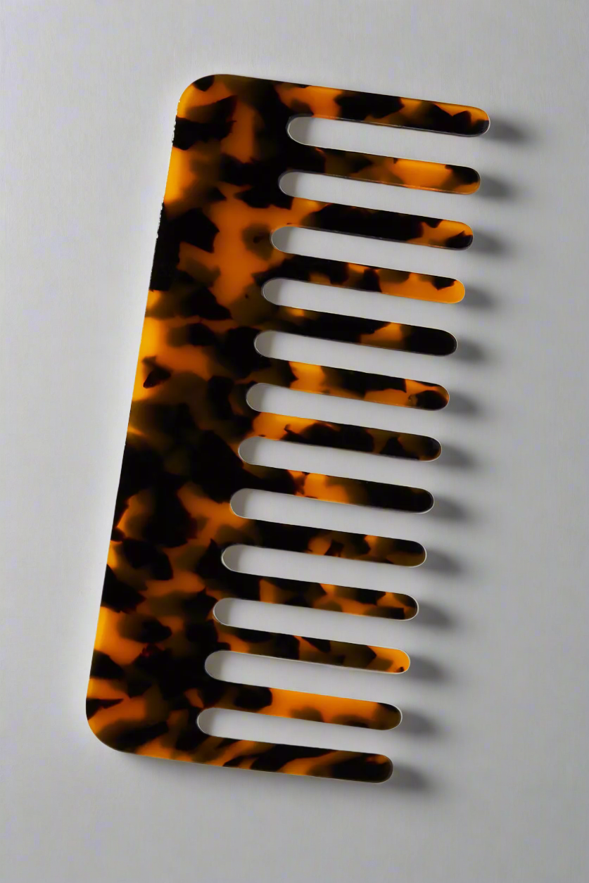 Eco-Friendly Acetate Wide-Toothed Tortoiseshell Combs