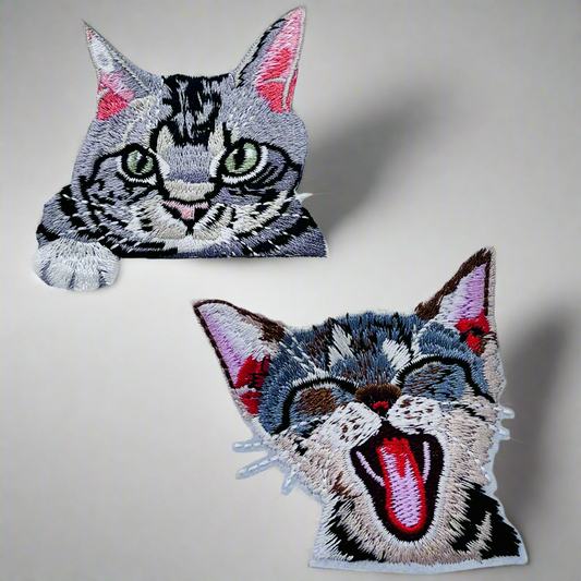 Iron-on Cat Patch