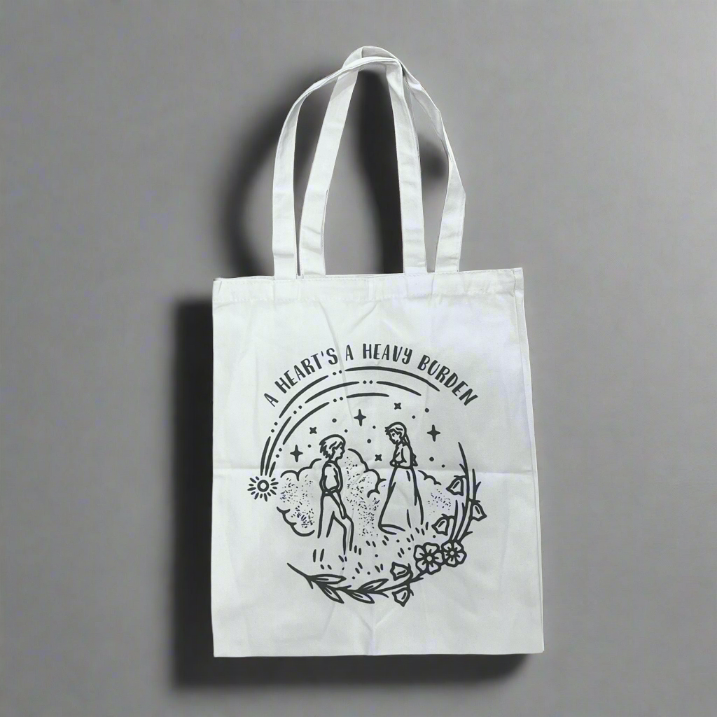 Howl’s Moving Castle tote bag: a heart’s a heavy burden