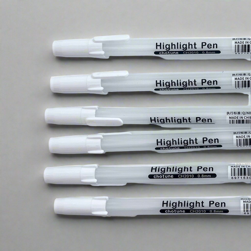 White Gel Highlighter Pen