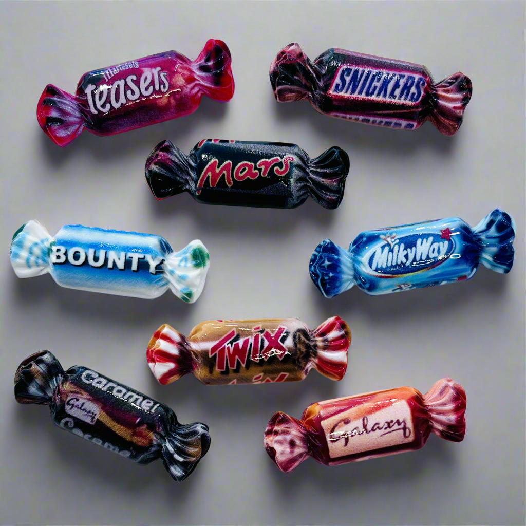 Candy bar magnets