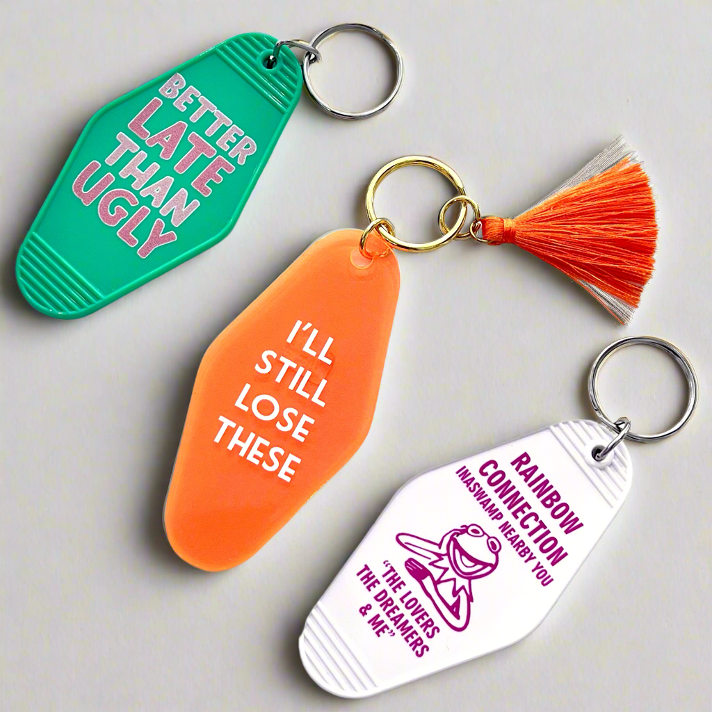 Motel Keychains, Varied Styles