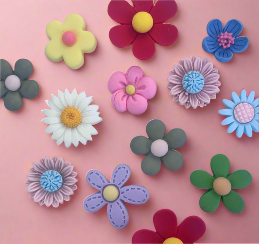 Assorted Flower Magnets