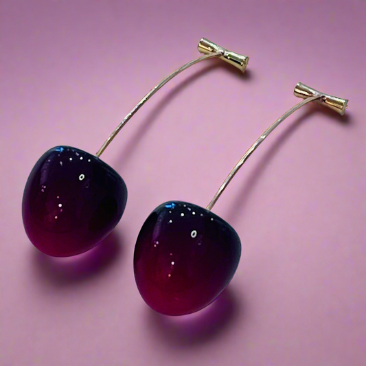 Small Cherry Earrings