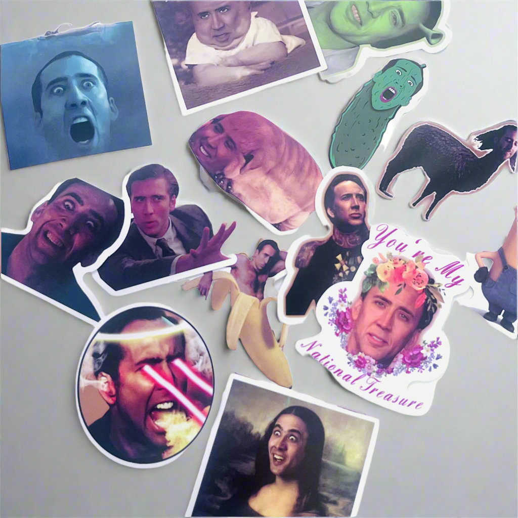 Nicolas Cage stickers