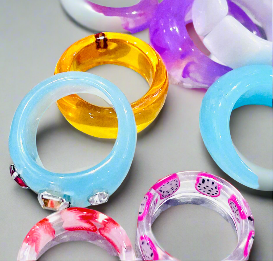 Assorted Resin Rings