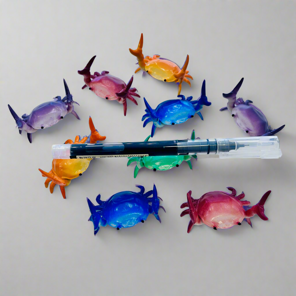 Crab Pen and Pencil Holders, Assorted Colors