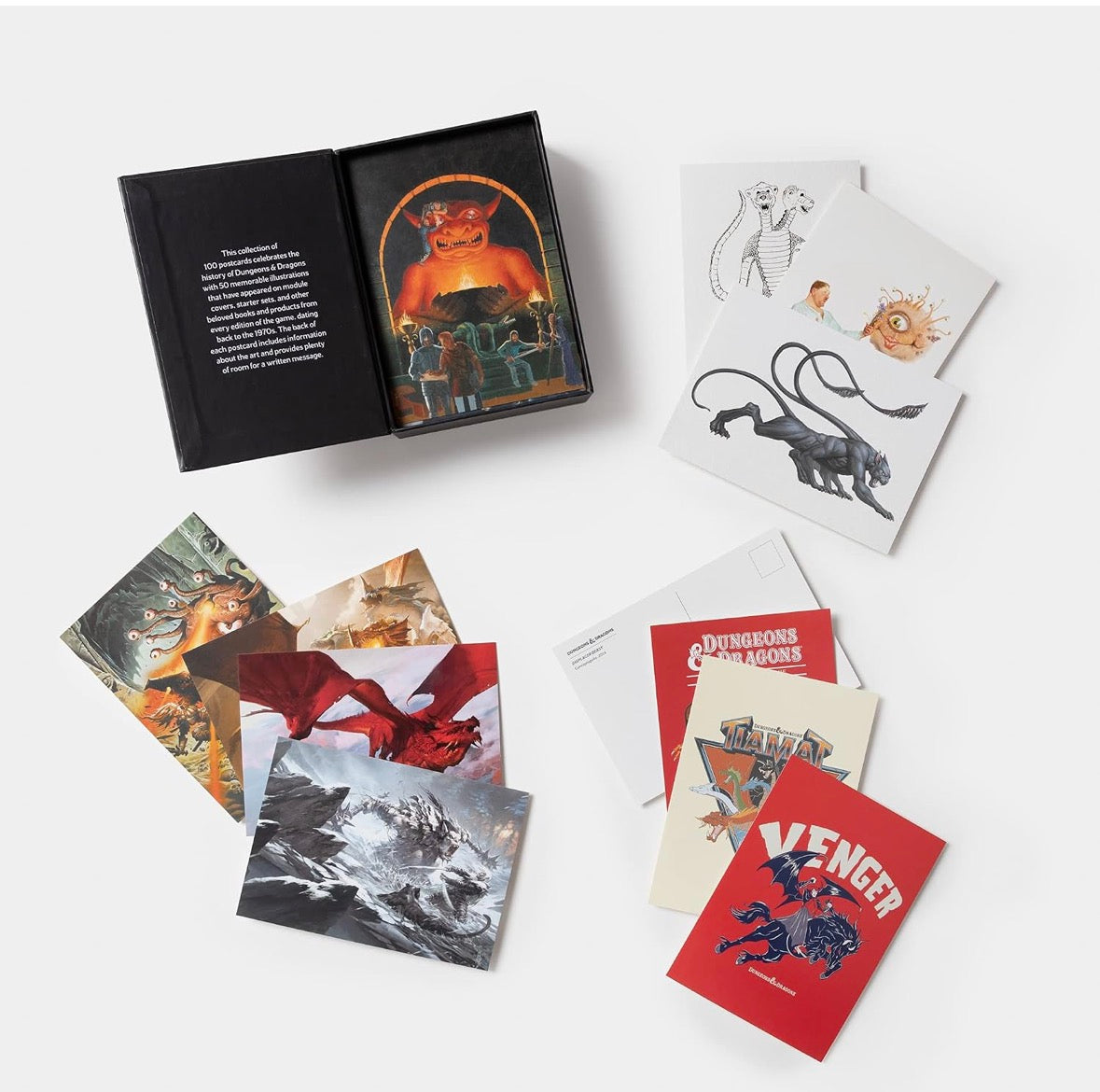 Dungeons and Dragons Postcards, varied