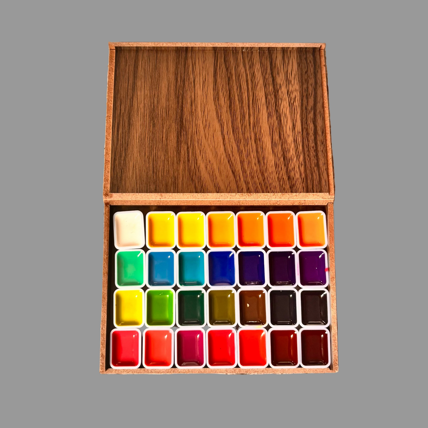 Japanese Solid Watercolor Set, 28 Colors