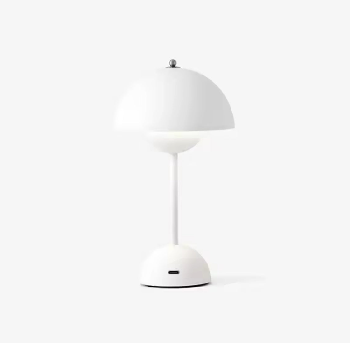 Flowerpot Portable LED Table Lamp, white