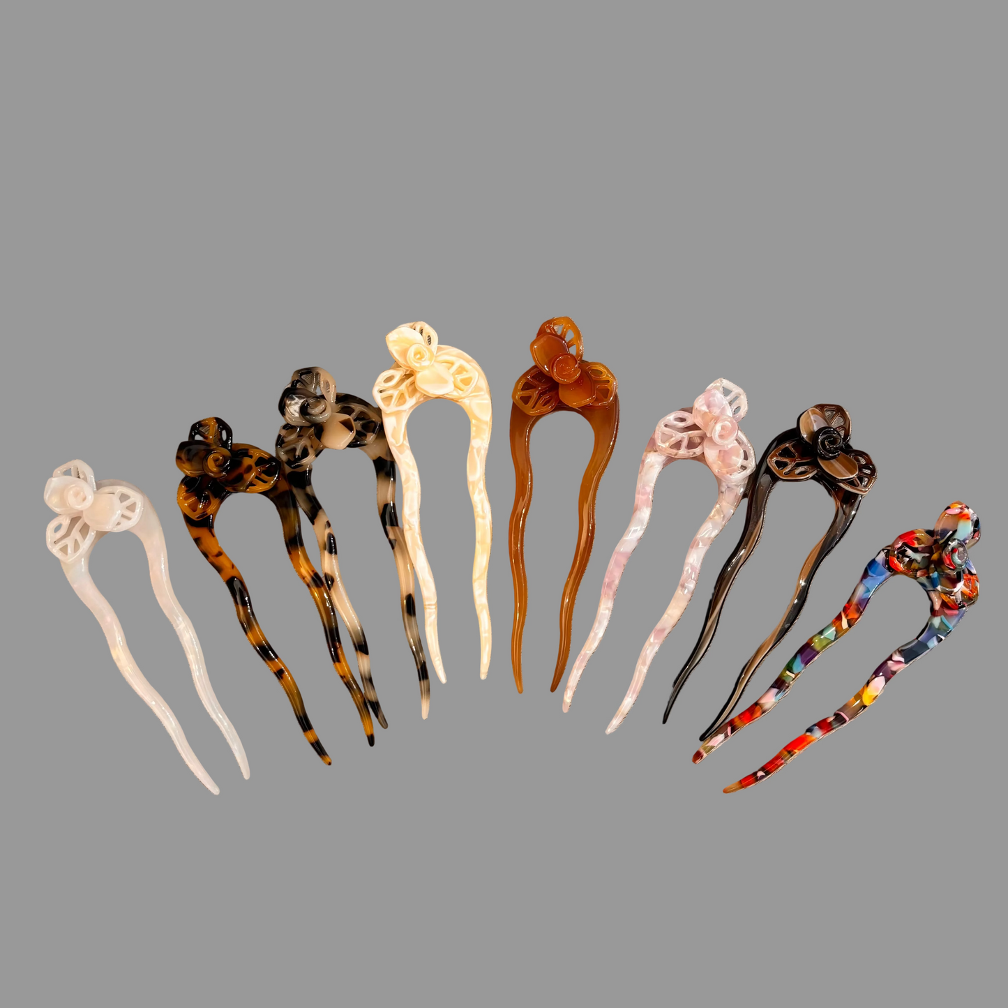 Flower French Hair Pin
