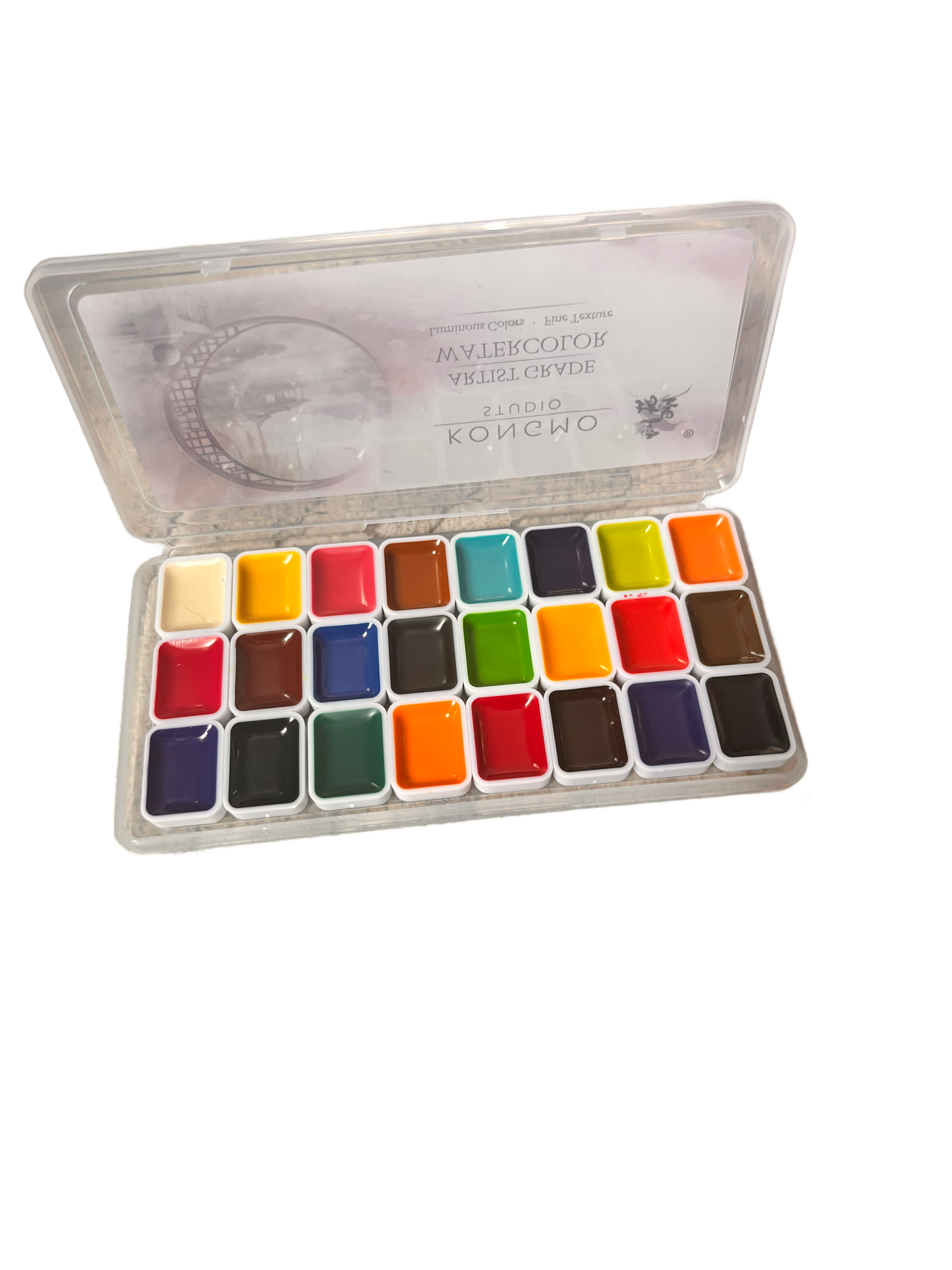 Kongmo Studio Watercolors, 24 Colors