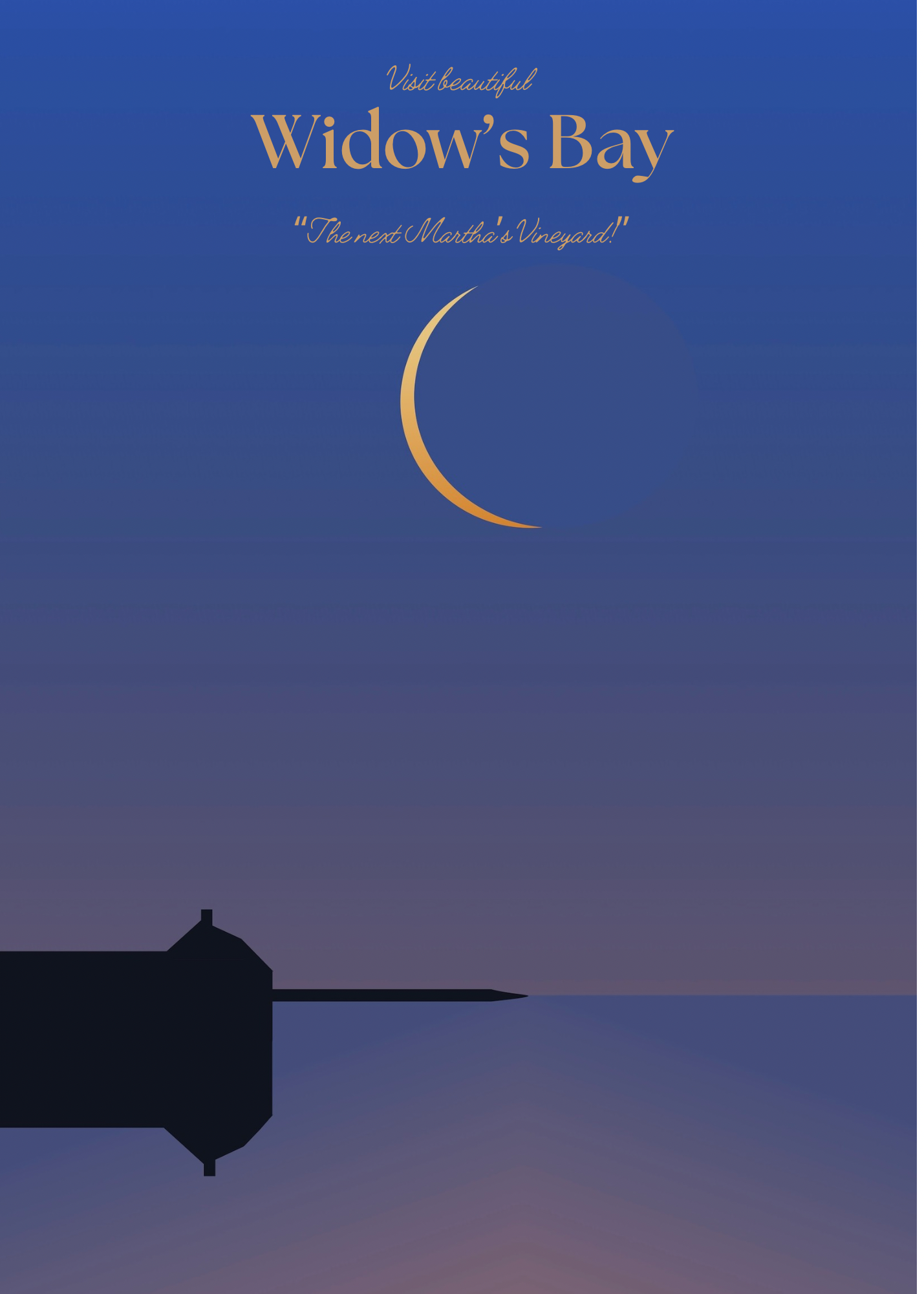 Moonrise Over Widow’s Bay Print